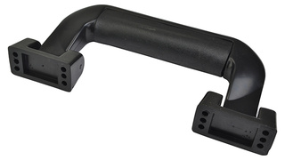 Plastic Handle Suitcase Style in Black